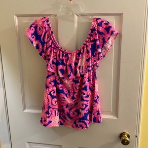 Lilly Pulitzer Ruffled Top